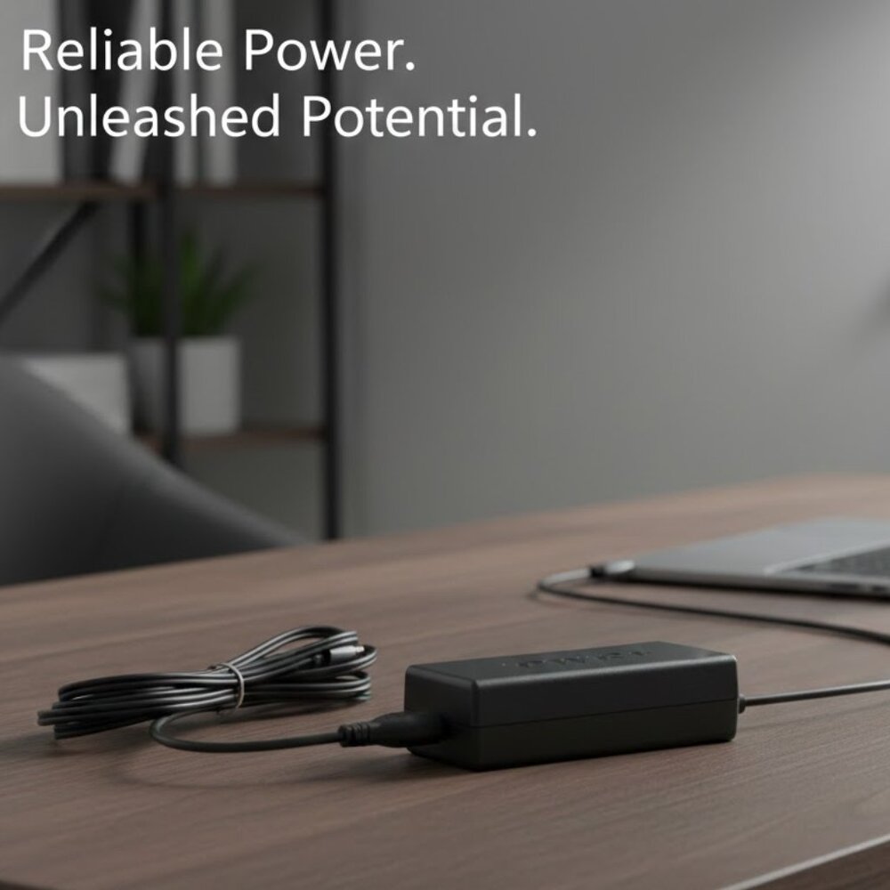 Used PWR+ Laptop Power Adapter Model-C17 for HP